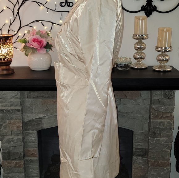 Keepsake Emilio LS Mini Dress Metallic Oyster - Picture 4 of 13